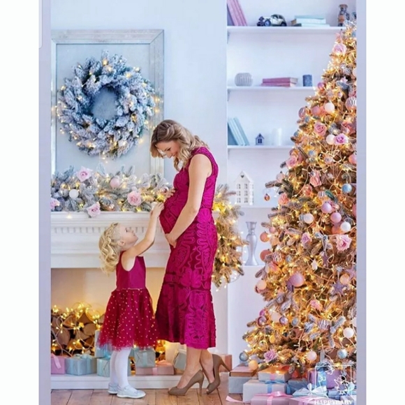 Anthropologie Dresses & Skirts - NWT JS Collections x Anthro Pink Trumpet Tea Dress